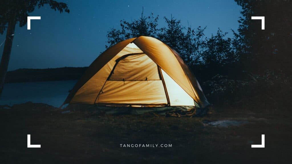 Go for a Camping healthy family bonding activities