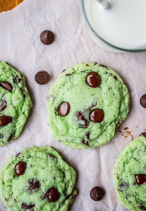 Mint Chocolate Cookies