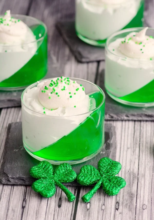 St. Patrick's Day Jell-O Parfaits