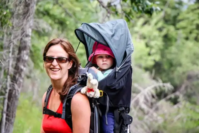 hiking with a baby