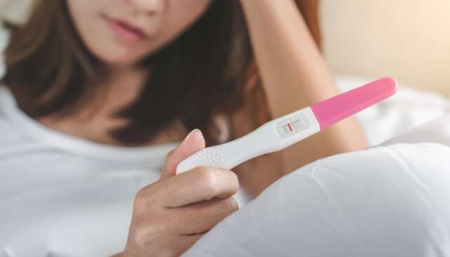 Blank Pregnancy Test Result